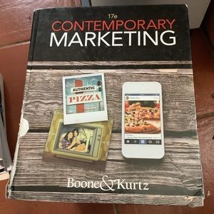 textbook by Louis E Boone Cengage. Contemporary Marketing 17th Edition